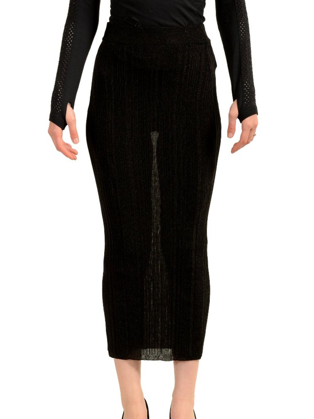 Scuderia Ferrari Women's Stretch See Through Bodycon Skirt US M IT 42